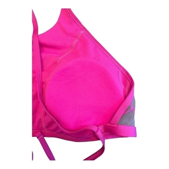 nike Adjustable High-Neck Top (Fuchsia Blast) Women's Swimwear, Multi - Picture 7 of 13